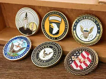 challenge coins showcase