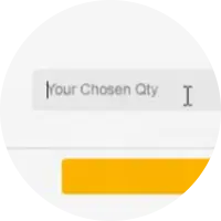 Choose Quantities Choose Quantities