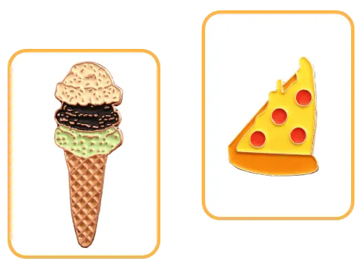 food pins