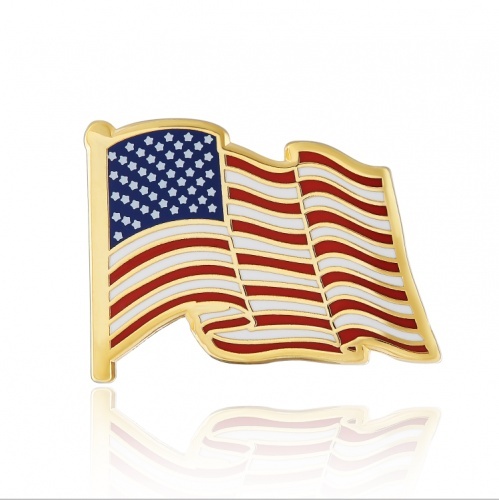 Custom Pins | American Flag Lapel Pin | Flag Lapel Pins - GS-JJ.com