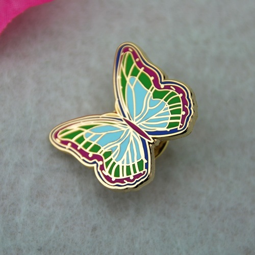 Multi Colored Butterfly Enamel Pin Butterfly Enamel Pin Butterfly Pin Badge  Butterfly Brooch Cute Butterfly Pin 