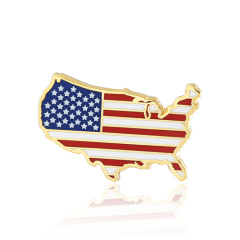 American flag lapel pins S106
