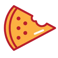 pizza food pin