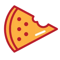 pizza food pin
