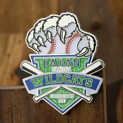 Eagan Wildcats Baseball Trading Pins