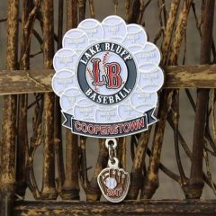 Lake Bluff Baseball Trading Pins