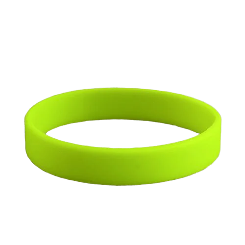 Green blank wristbands