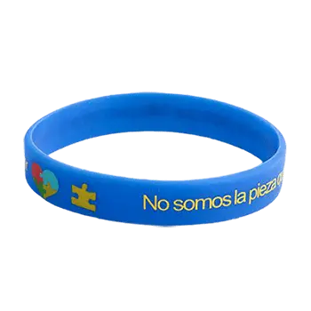 Blue Printed Wristbands