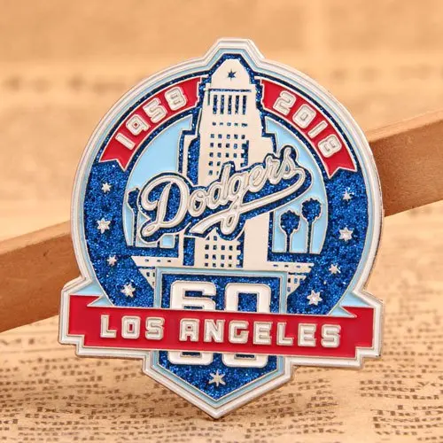 Dodgers Baseball Trading Pins