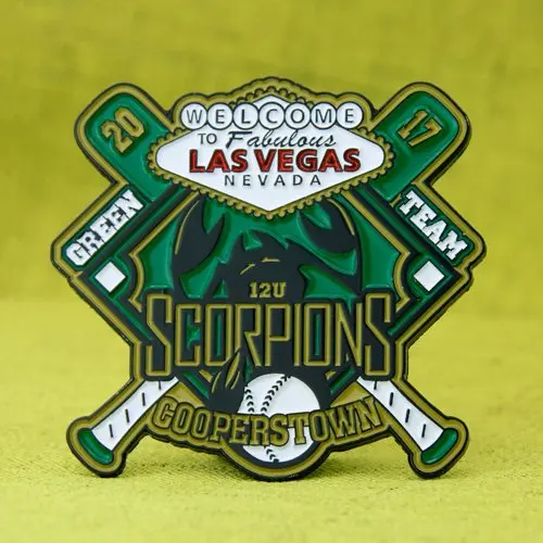 Scorpions Cooperstown  Baseball Pins 