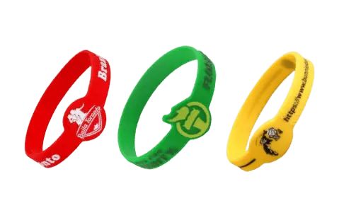 various figured wristbands