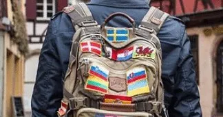 Iron-on Patches on Backpack Iron-on Patches on Backpack