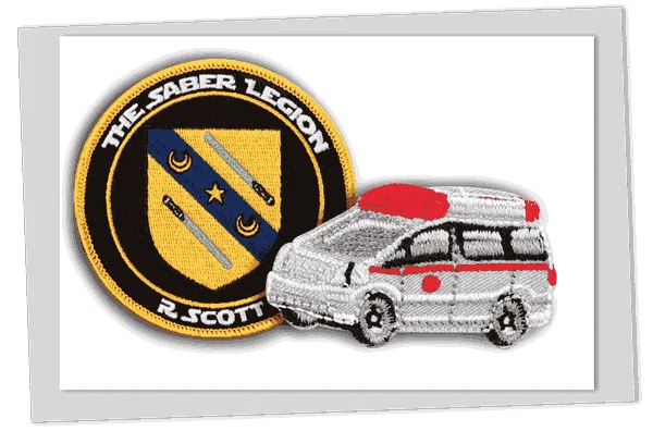 custom security uniform patches