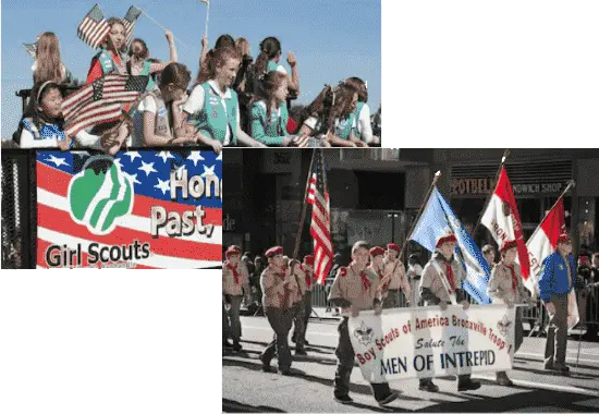 Boy Scout and Girl Scout Boy Scout and Girl Scout