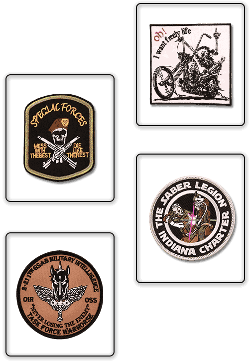 Motorcycle Vest Patches – Custom Patches ®