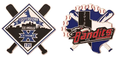 Custom Soft Enamel Baseball Pins