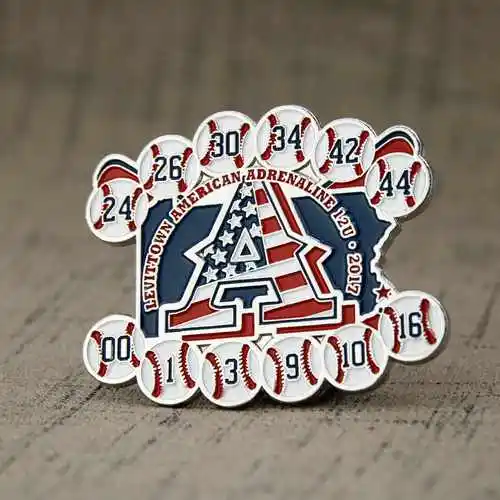 Custom Baseball Team Pins