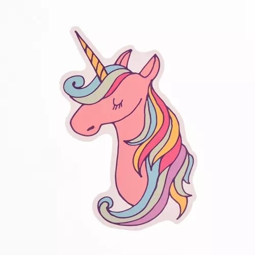 Pink Unicorn Custom Stickers