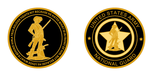 Army National Guard Challenge Coins