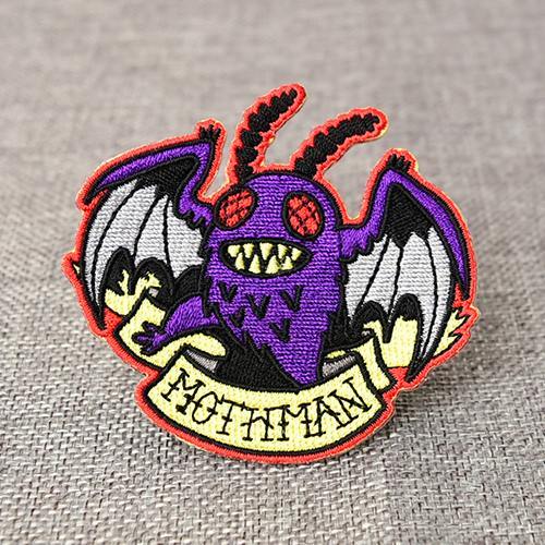 Mothman Custom Embroidered Patches