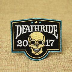 Death Ride Custom Skull Patches