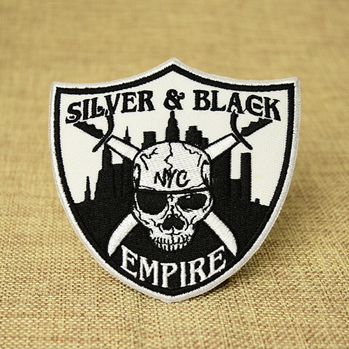 Silver & Black Empire Custom Patches