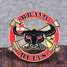 Bravo Bulls Army Challenge Coins