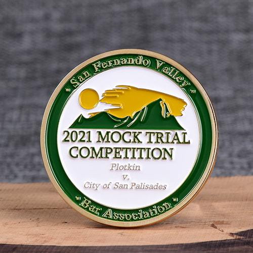Mock Trial Competition Custom Coins