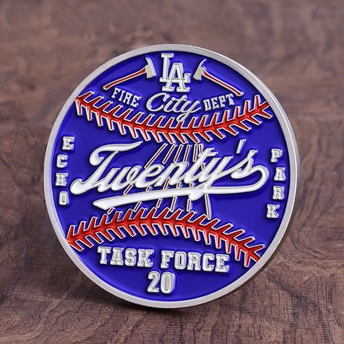 LA Task Force Baseball Coins