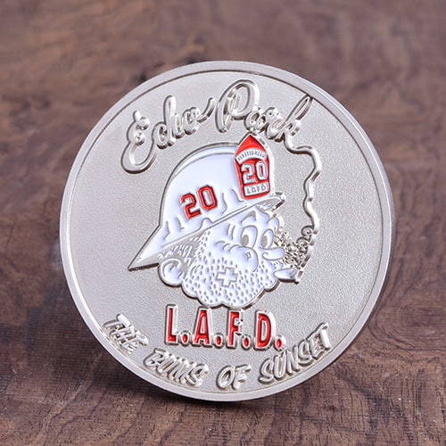 LA Task Force Baseball Coins