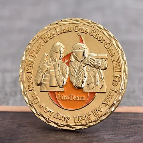 Valiant Fire Team Challenge Coins