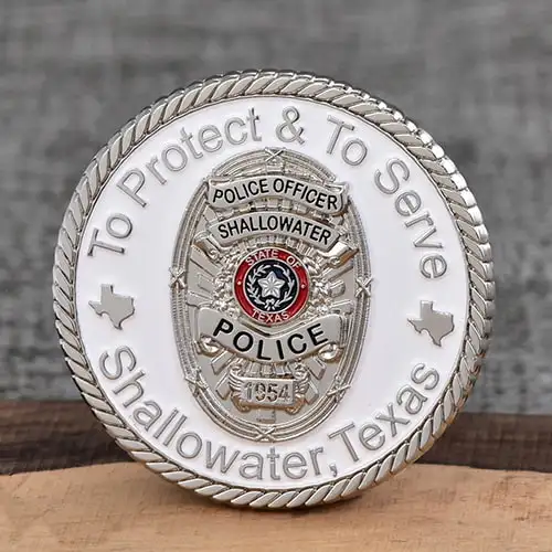 Shallowater Police Challenge Coins