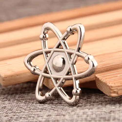 3D Planet custom lapel pins