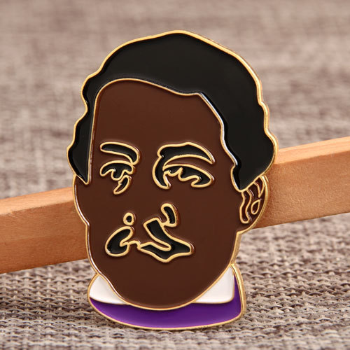 Man Portrait Custom Pins