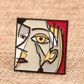 Abstract Painting Custom Pins
