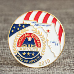  American Veterans Custom Lapel Pins