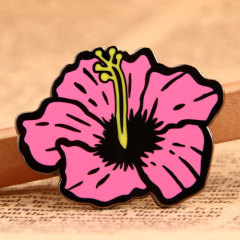Pink Flower Lapel Pins