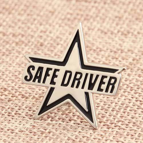 Safe Driver Cheap Enamel Pins