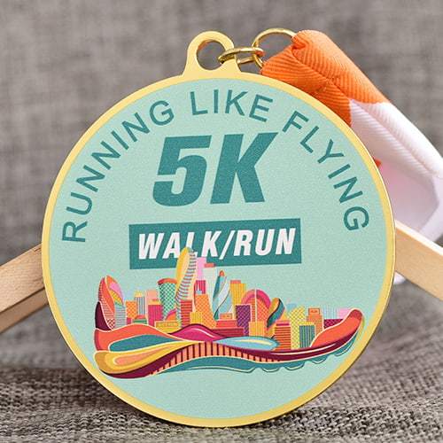 Custom Printed Medals for 5K Running