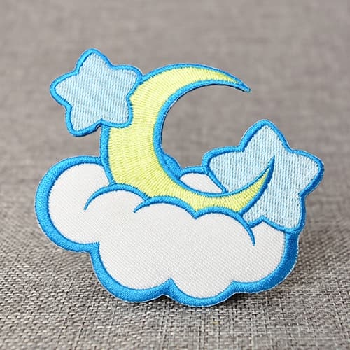 Cloud Embroidered Patches