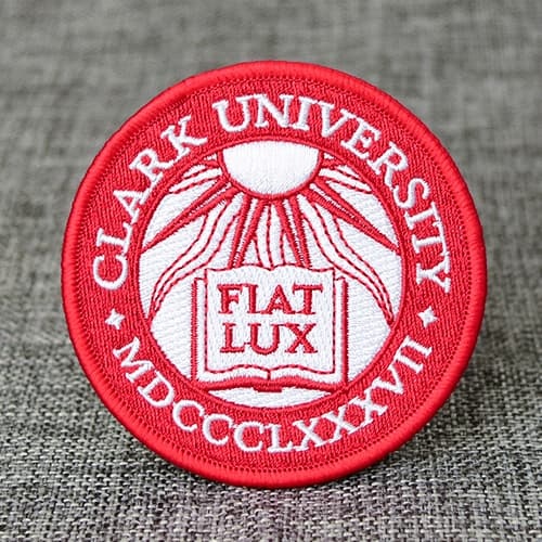 The Clark University Order Embroidered Patches