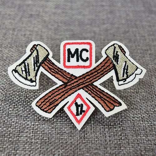 Two Axes Embroidery Patches