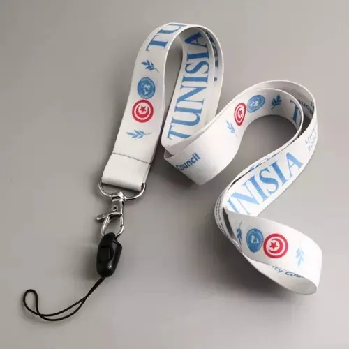 Tunisia Dye-sublimated Lanyards