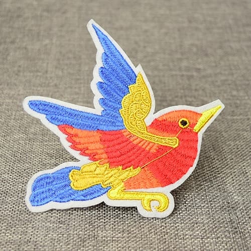 Colorful Bird Embroidery Patches