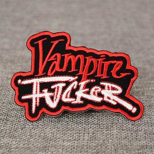 Vampire Embroidered Patches