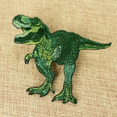 Green Dinosaur Patches