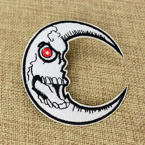 Moon Embroidered Patches