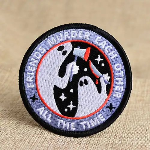 Two Ghosts Embroidered Patches