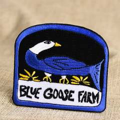 Blue Goose Embroidered Patches
