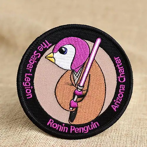 Ronin Penguin Custom Patches